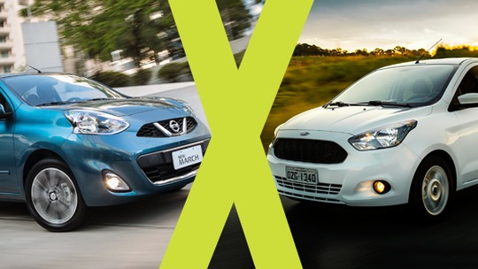 Jogo Rápido: Ford Ka X Nissan New March 
