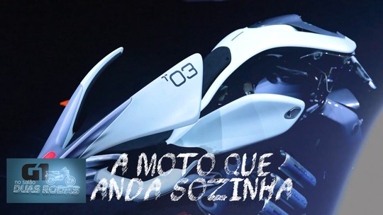 Moto controlada por gestos e que não cai é atração do Salão Duas Rodas; G1 testou