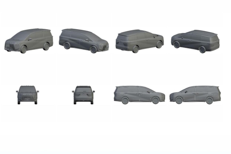 Denza D9 será minivan de luxo no mercado brasileiro  — Foto: Reprodução