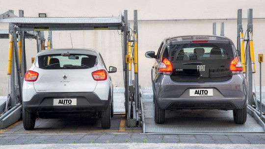 Fiat Mobi e Renault Kwid, carros mais baratos do Brasil, já custam R$ 60 mil nas versões de topo