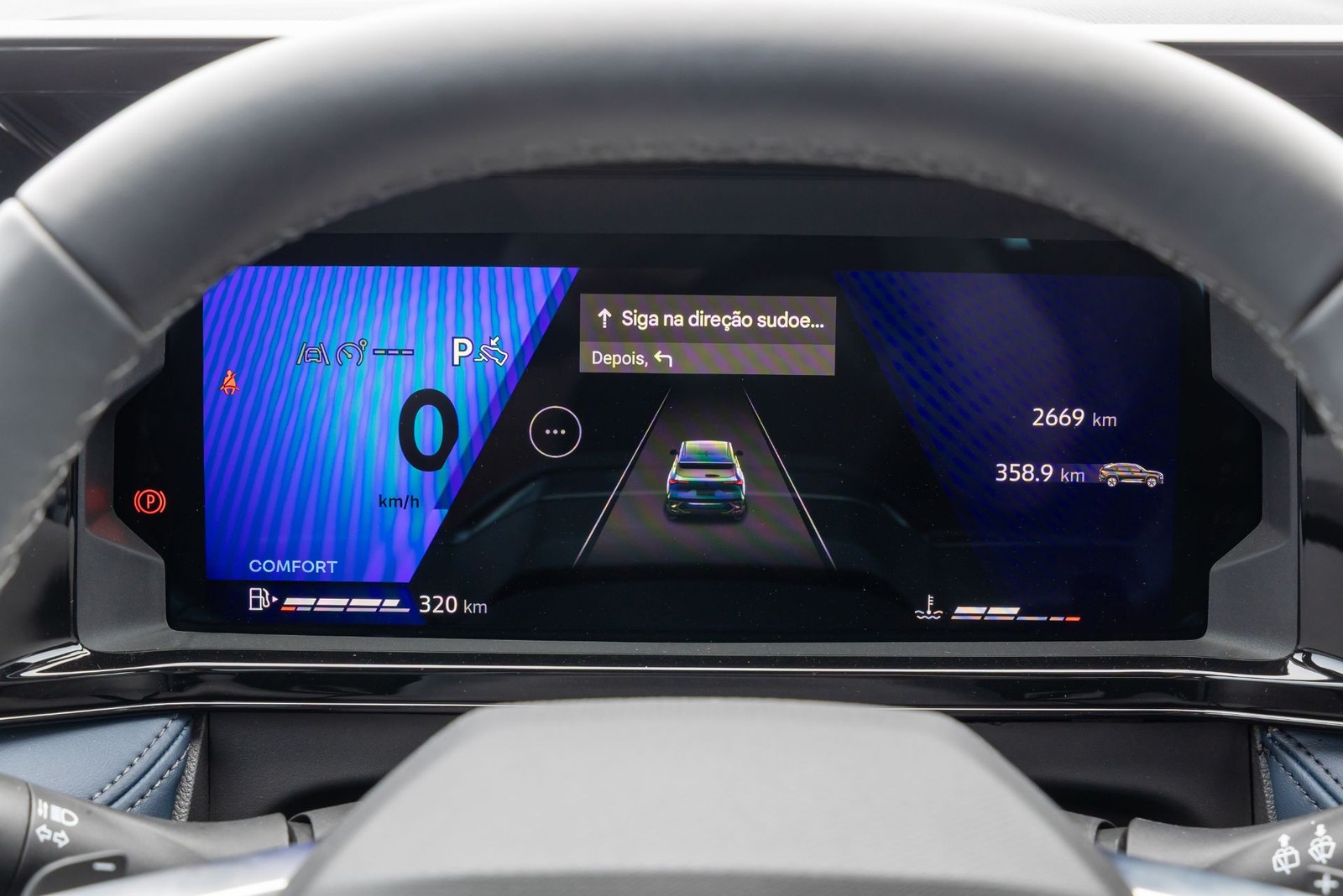 Renault Boreal Iconic 2026 - cluster — Foto: Renato Durães/Auto News Brasil