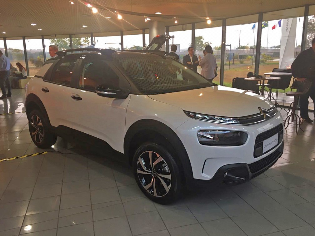 Citroën mostra C4 Cactus 'brasileiro', que chega em setembro — Foto: Isabel Sodré/G1