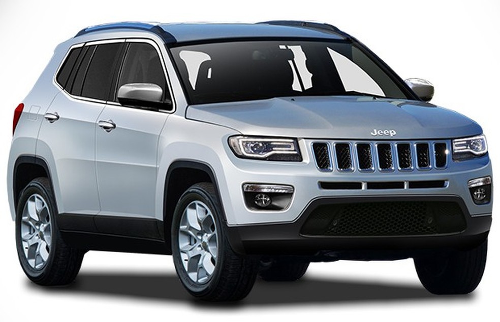 Projeção mostra como será o novo Jeep Compass nacional (Foto: Renato Aspromonte/Auto News Brasil) — Foto: Auto Esporte