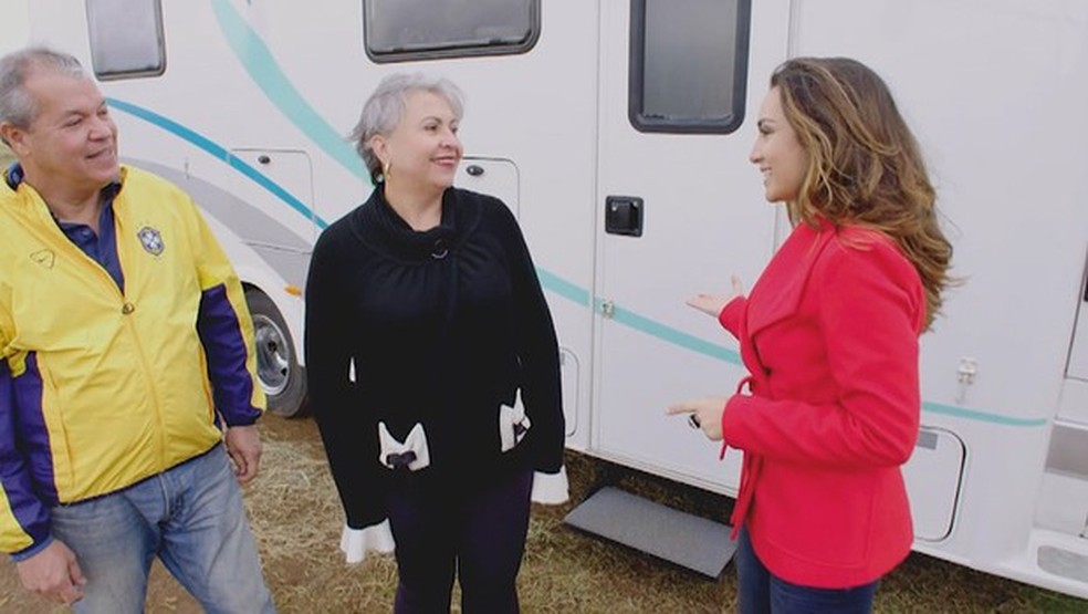 Uma família que vai às Olimpíadas de motorhome no programa Auto Esporte (Foto: Divulgação) — Foto: Auto Esporte