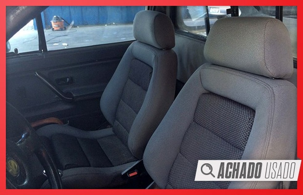 Cabine tinha espaço para apenas dois passageiros em bancos Recaro (Foto: Reprodução) — Foto: Auto Esporte