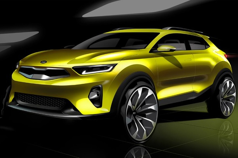 Esboço do Kia Stonic (Foto: Divulgação) — Foto: Auto Esporte