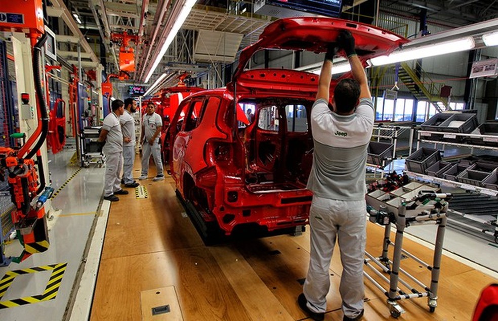 Jeep Renegade na fábrica de Goiana (PE) (Foto: Juca Varela/FCA) — Foto: Auto Esporte