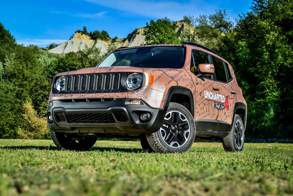 Jeep Renegade versão especial do game Uncharted 4