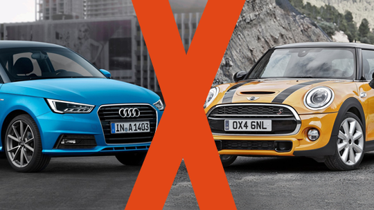 Jogo Rápido: Audi A1 Ambition X Mini Cooper S Top