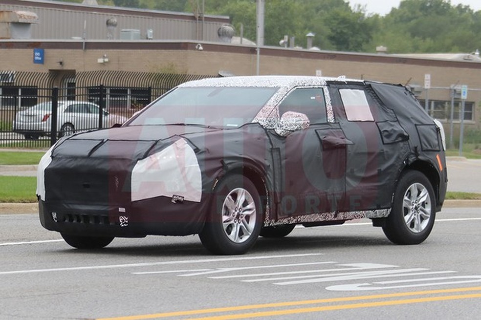 Novo Chevrolet Blazer flagrado em testes nos EUA (Foto: Automedia) — Foto: Auto Esporte