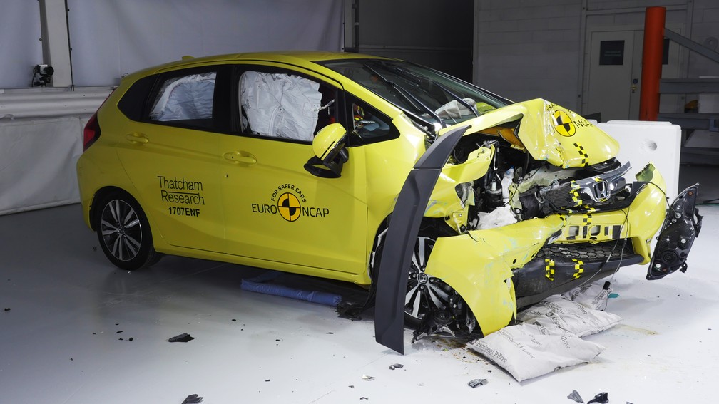 Honda Fit — Foto: Divulgação / Euro NCap