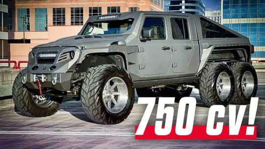 Apocalypse Hellfire 6X6 é um jipão V8 de 750 cv que custa mais de R$ 1 milhão