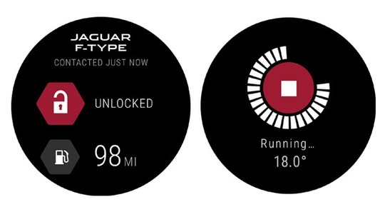 Jaguar Land Rover terá app para relógios Android no final de 2016