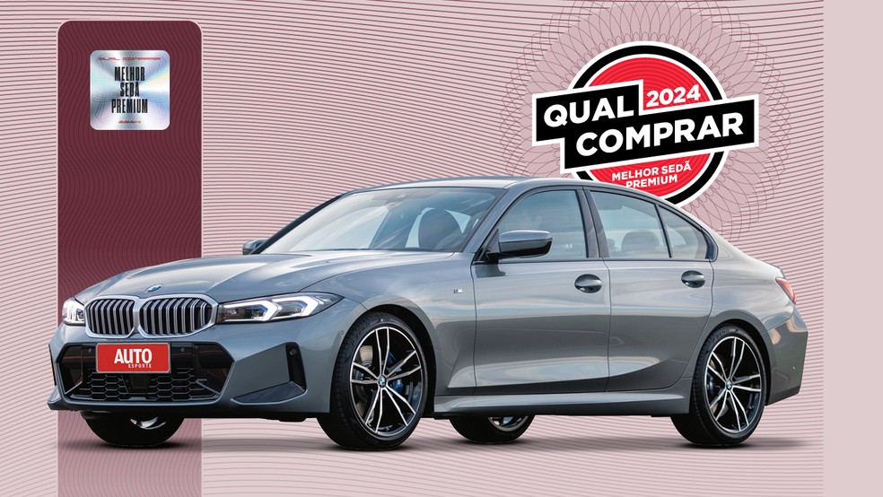 BMW Série 3 é o vencedor do Qual Comprar 2024 na categoria sedã premium — Foto: Auto News Brasil