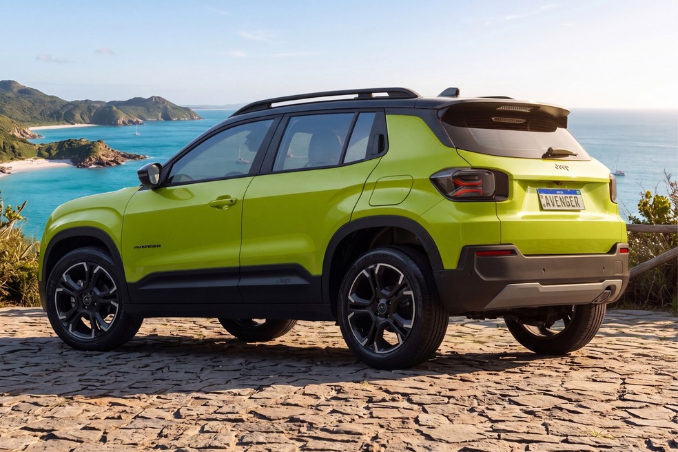 Jeep Avenger será vendido no Brasil com rodas de liga-leve de 18 polegadas diamantadas — Foto: Divulgação/Jeep