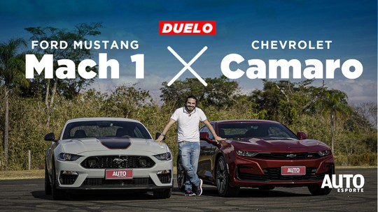 Teste comparativo: Ford Mustang e Chevrolet Camaro duelam no último encontro dos clássicos V8