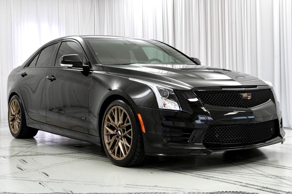 Cadillac ATS-V que foi de Joe Biden é da divisão esportiva V-Series e tem 470 cv de potência — Foto: Reprodução