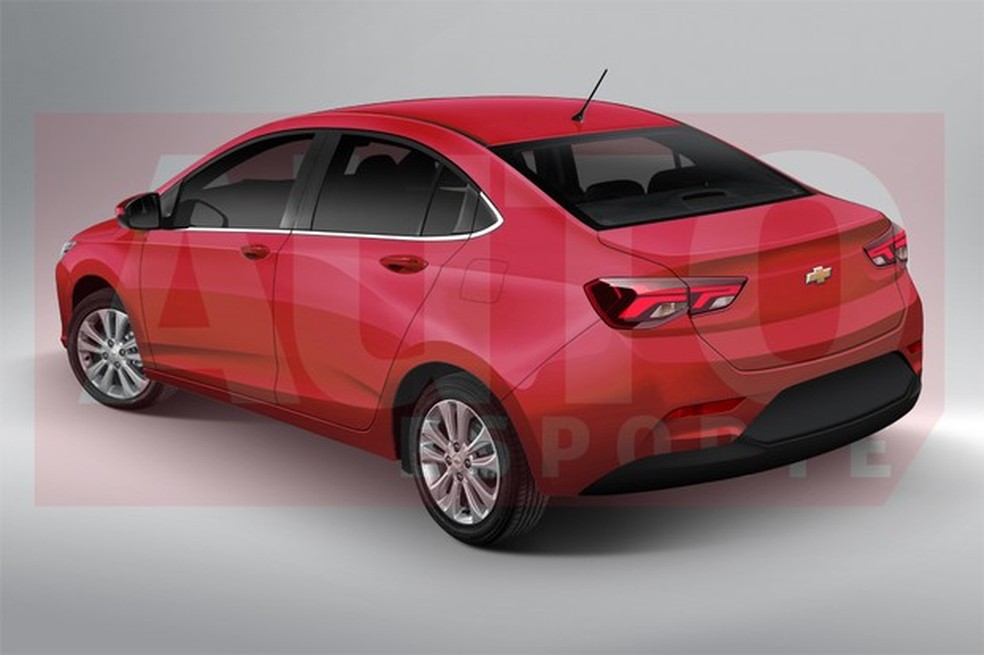 Prisma terá lanternas horizontais blocadas como nos Chevy americanos (Foto: João Kleber Amaral/Auto News Brasil) — Foto: Auto Esporte