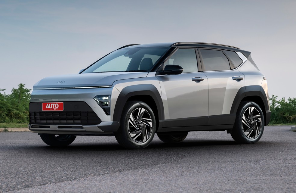 Projeção do novo SUV compacto da Hyundai, que chegará até meados de 2027 — Foto: João Kleber Amaral/Auto News Brasil