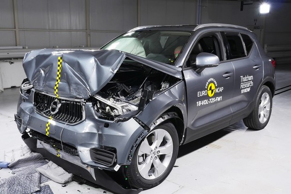 Volvo XC40 no EuroNcap (Foto: Divulgação) — Foto: Auto Esporte