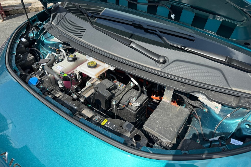 Motor elétrico rende 136 cv de potência, mais potente que os seus concorrentes — Foto: André Paixão/Auto News Brasil
