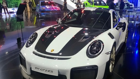 Porsche GT2 RS, o 911 mais rápido da história, aparece no Salão de São Paulo