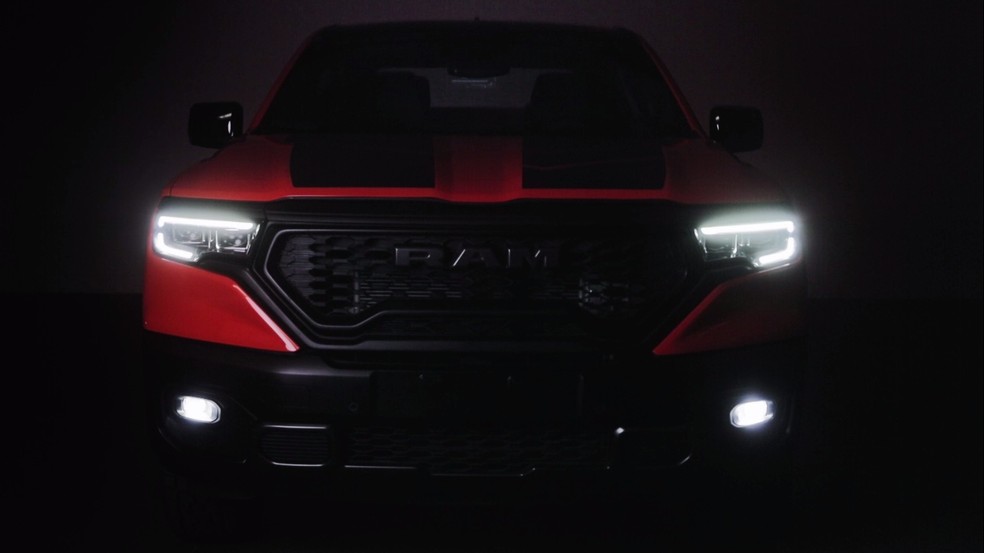 Ram Rampage Rebel Ignition teve teaser oficial divulgado pela Ram — Foto: Divulgação