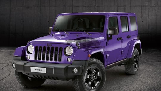 Jeep lança edição limitada do Wrangler com pintura roxa