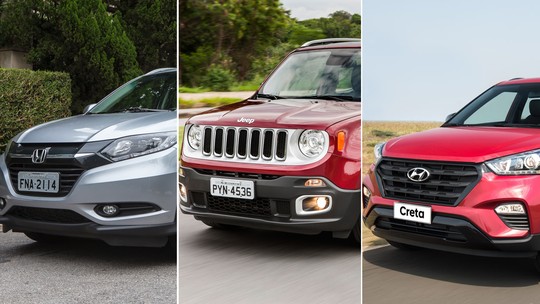 SUVs mais vendidos do Brasil não estão entre os modelos mais econômicos, segundo o Inmetro