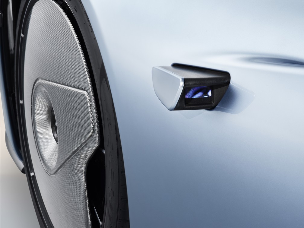 McLaren Speedtail tem câmeras no lugar de retrovisores — Foto: McLaren/Divugação