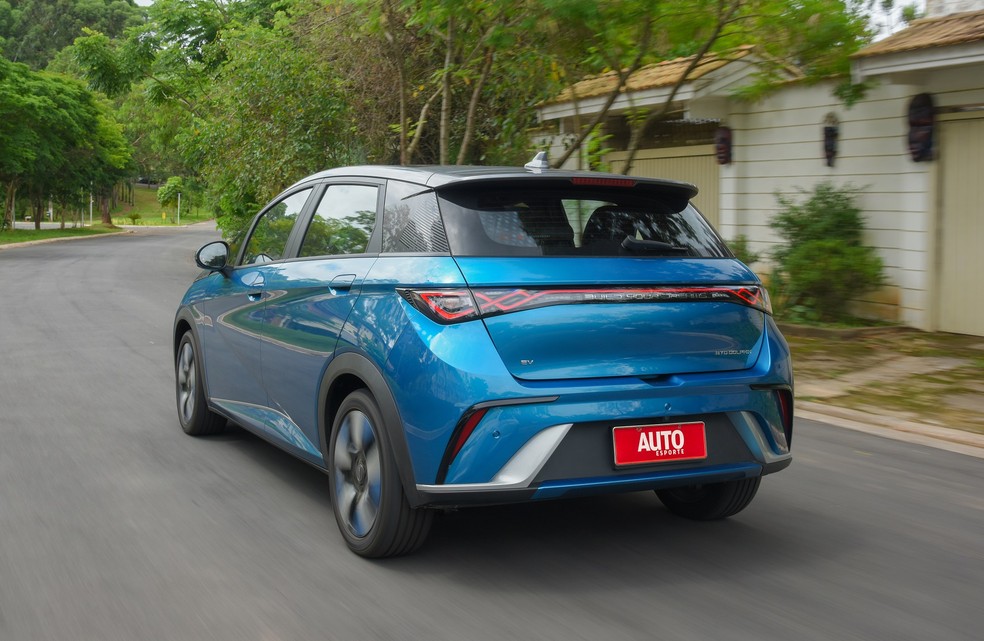 BYD Dolphin nacional não terá mudanças estéticas — Foto: Murilo Góes/Auto News Brasil