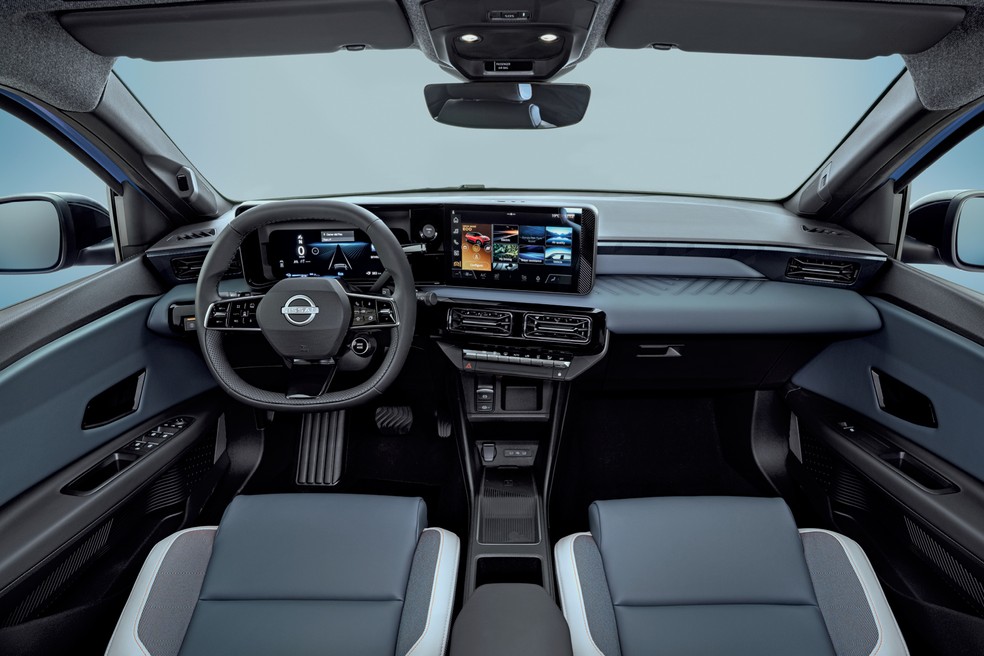 Cabine lembra muito a das novas gerações de carros da Renault. Qualquer semelhança das telas e do volante com os do Boreal não é mera coincidência — Foto: Divulgação