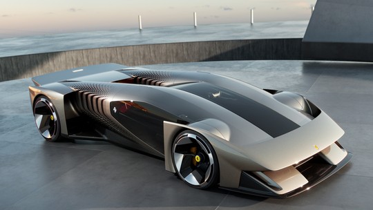 Nova Ferrari F76 é obra de arte sem motor e que só existe no mundo virtual