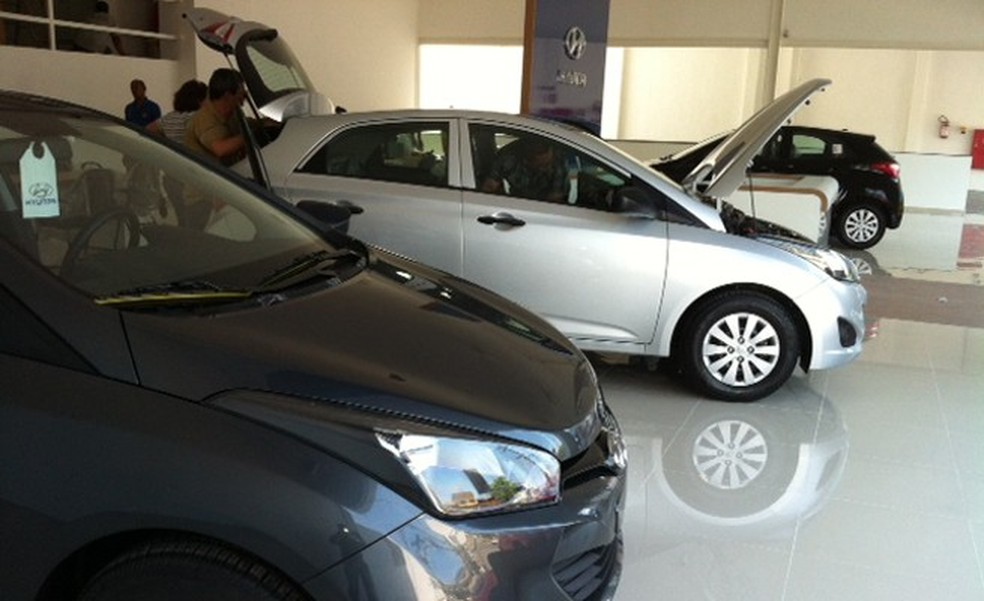 Concessionária Hyundai recém-aberta para vendas do HB20 (Foto: Hairton Ponciano Voz) — Foto: Auto Esporte