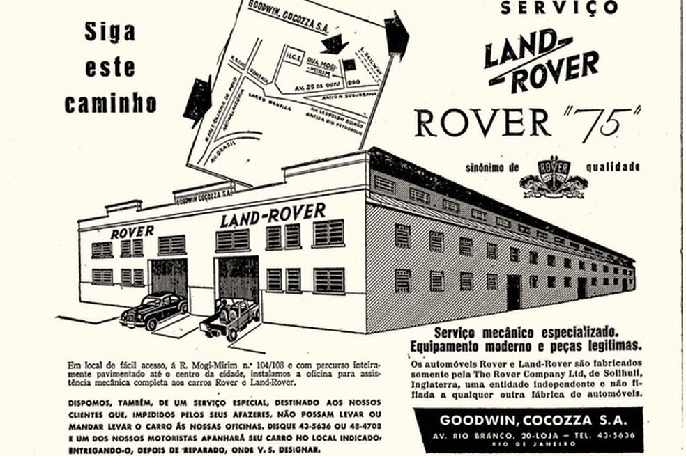 História da Land Rover no Brasil (Foto: Reprodução) — Foto: Auto Esporte