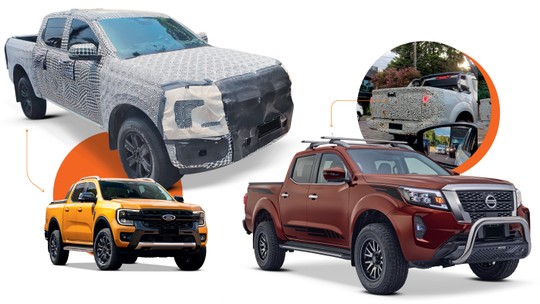 Novas Ford Ranger, Renault Oroch e Nissan Frontier vão agitar o mercado de picapes no Brasil até 2023