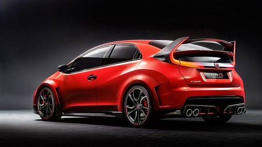 Honda Civic Type R é revelado em fotos