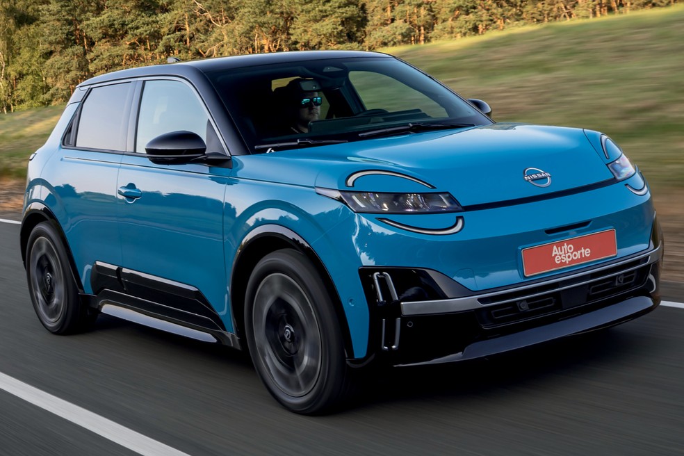 Nissan March Evolve é baseado no Renault 5 E-Tech — Foto: Divulgação