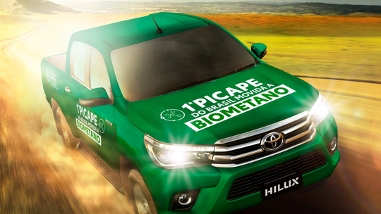 Esta Toyota Hilux poderia ser abastecida até com lixo ou cocô; entenda