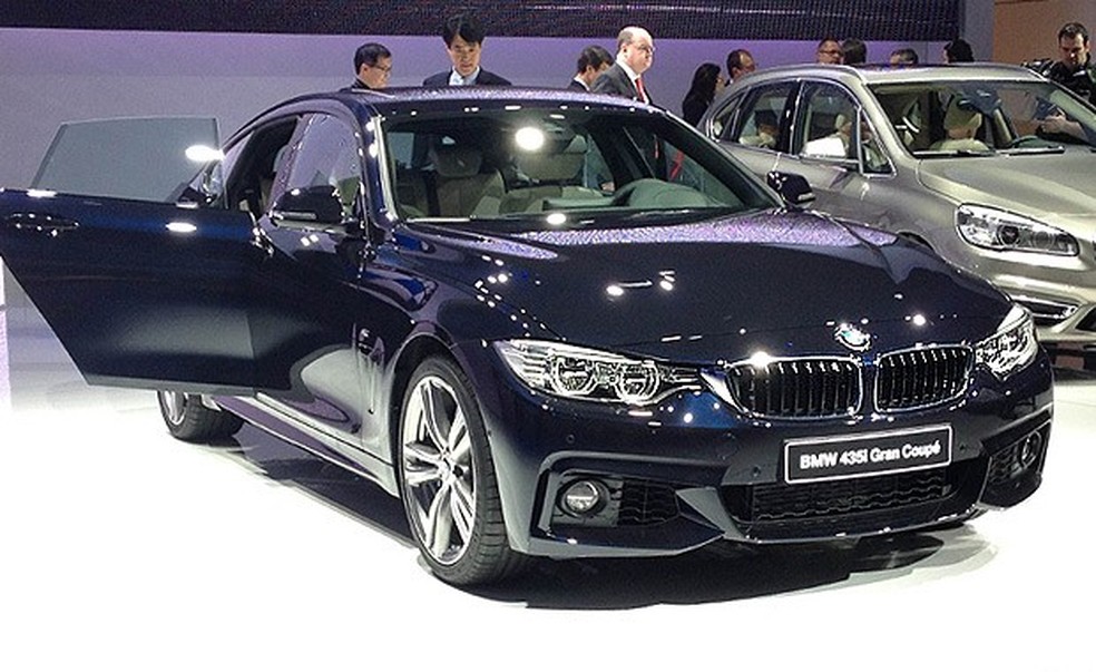 BMW Série 4 Gran Coupé no Salão de Genebra (Foto: Aline Magalhães/Auto News Brasil) — Foto: Auto Esporte