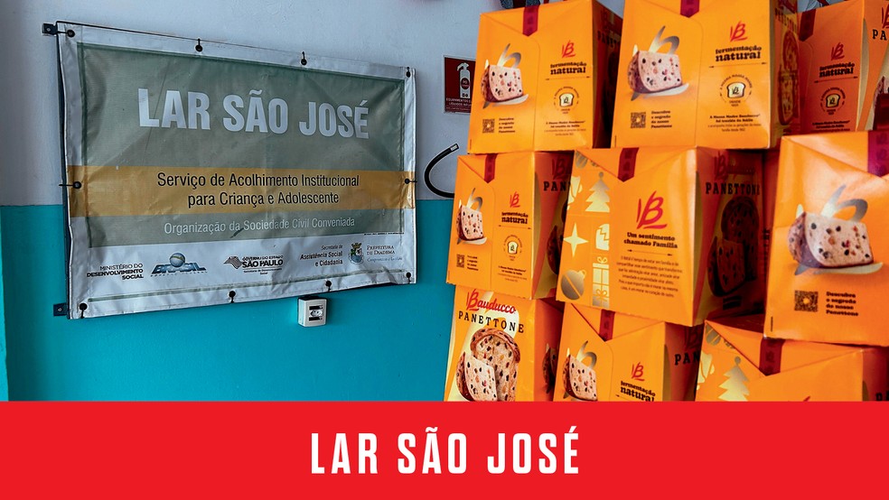 Lar São José foi o destino dos panetones utilizados na pauta da Auto News Brasil — Foto: Murilo Góes/Auto News Brasil