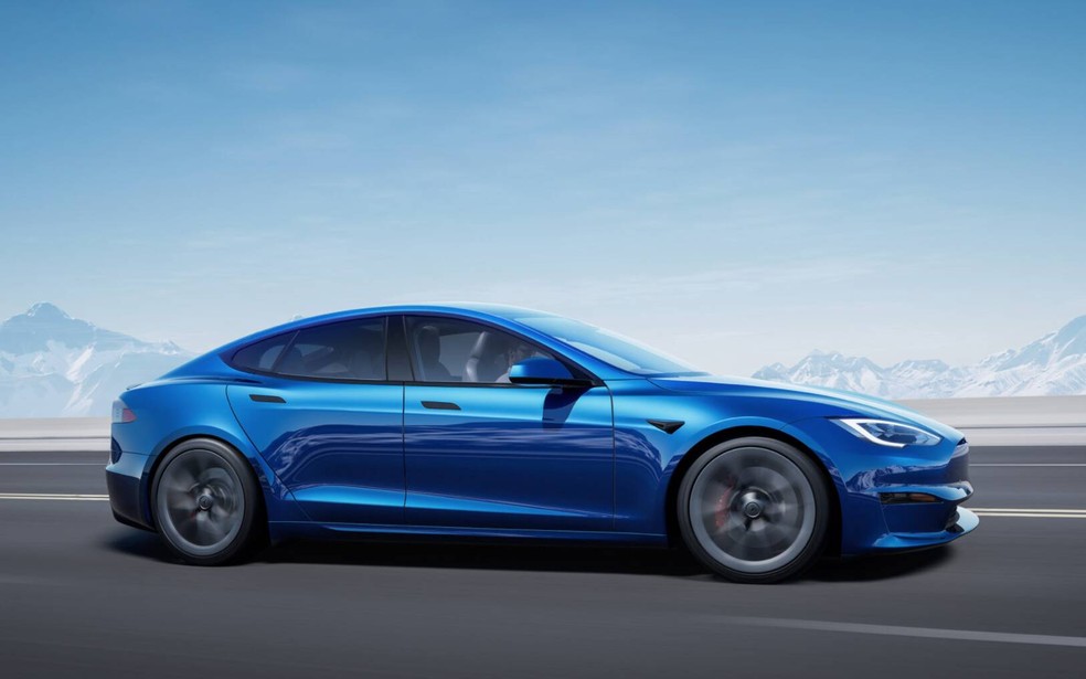 Com 1.020 cv, Tesla Model S Plaid chega aos 100 km/h em menos de 2 segundos — Foto: Divulgação