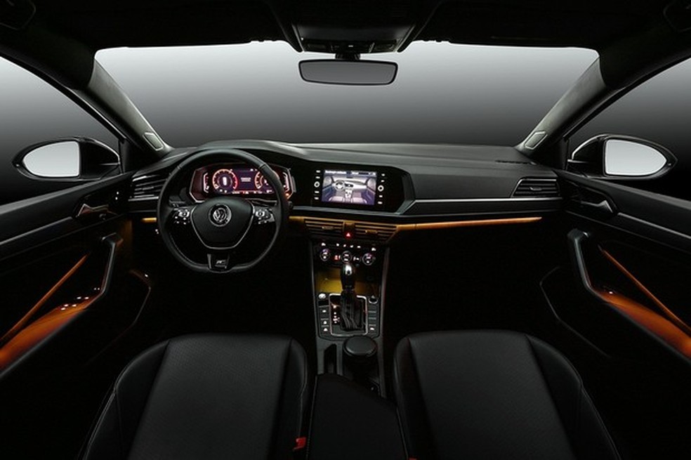 Iluminação ambiente em led oferece dez cores (Foto: Divulgação) — Foto: Auto Esporte