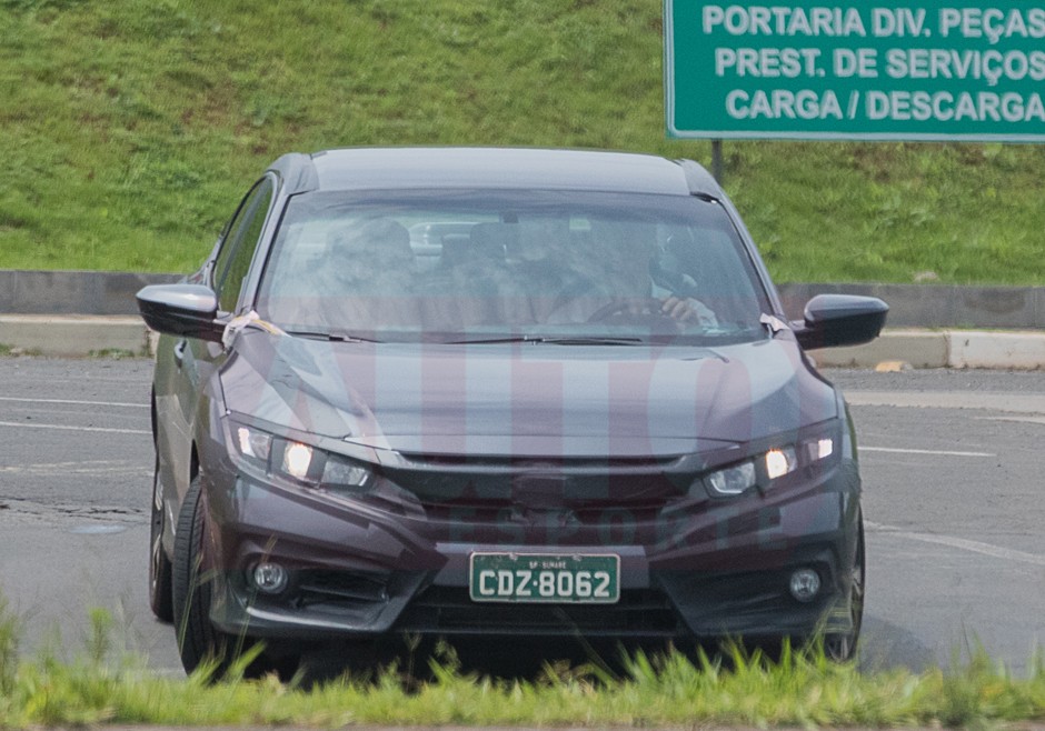 Flagra do novo Honda Civic