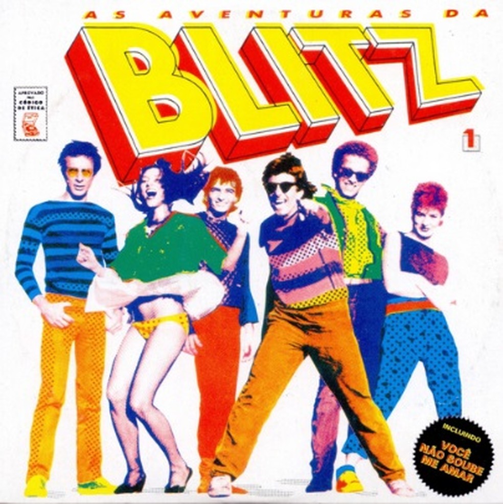 As Aventuras da Blitz foi o álbum de estreia da banda e vendeu mais de 100 mil copias — Foto: Wikimmedia Commons