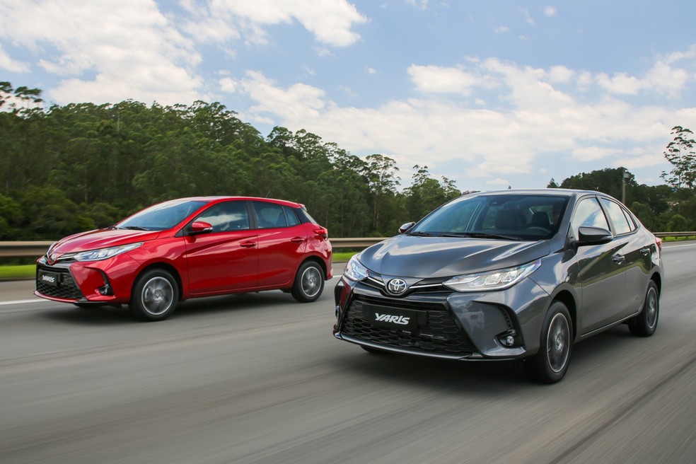 Toyota Yaris não está mais em linha no Brasil — Foto: Divulgação
