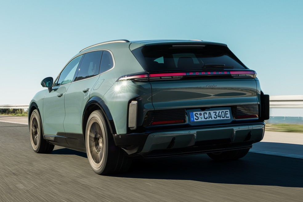 Novo Porsche Cayenne Elétrico tem coeficiente aerodinâmico de apenas 0,25 — Foto: Divulgação