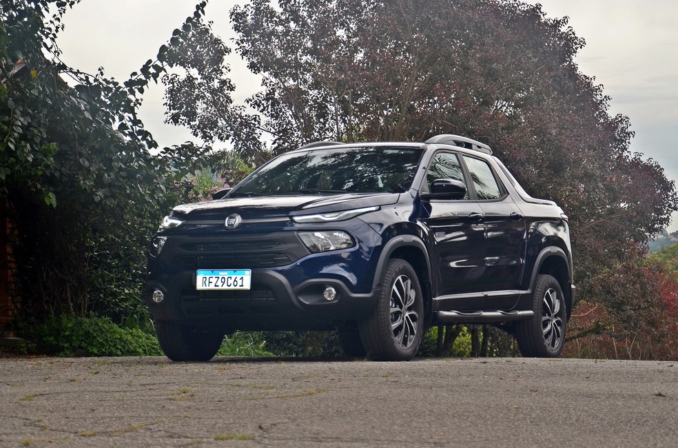 Versão está mais pra um SUV que para picape  — Foto: André Schaun