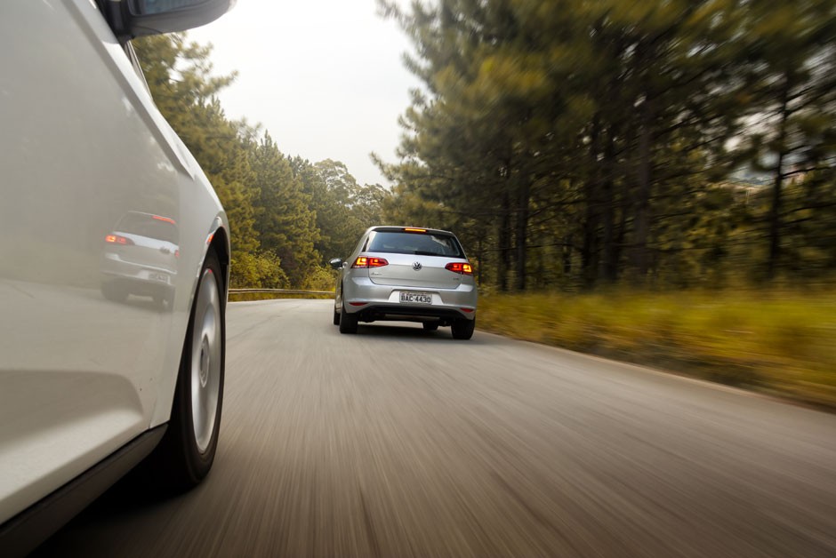 Traseira do Volkswagen Golf 1.6 nacional