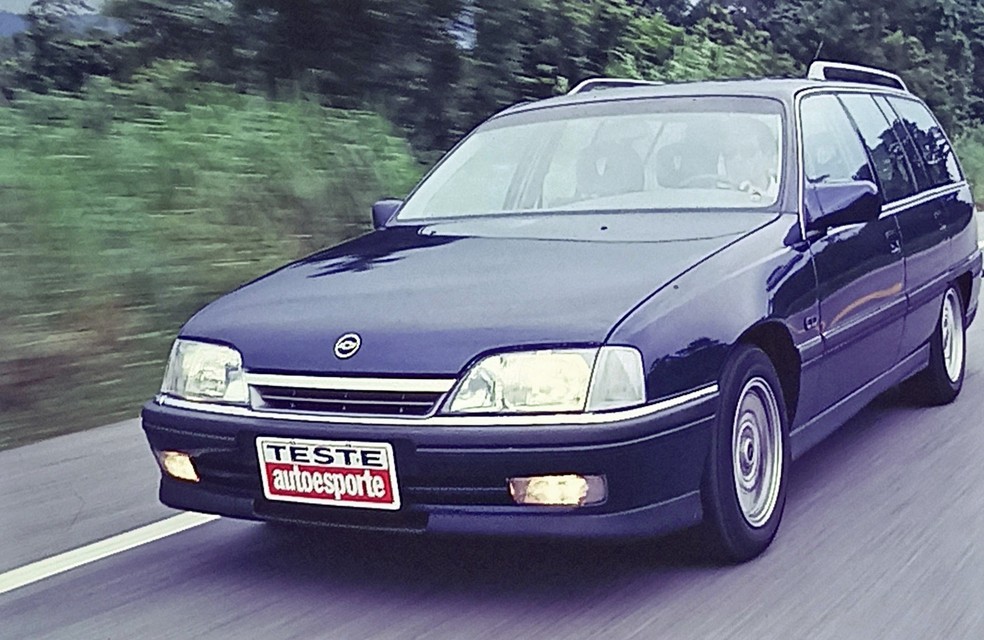 A Suprema tinha o melhor coeficiente aerodinâmico de uma perua nacional, com Cx de apenas 0,32 — Foto: Auto News Brasil/Acervo MIAU